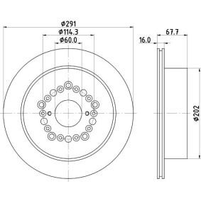 Bremsscheibe MDC1952 von MINTEX günstig für 43,66 € online kaufen