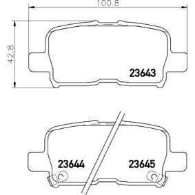 Compre Pastilhas de travão da MINTEX MDB1596 a um preço baixo por 44,21 €
