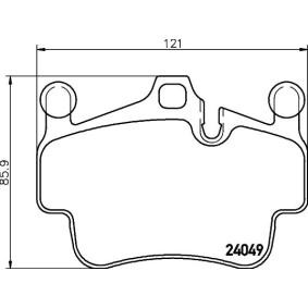 Bremsbeläge MDB2842 von MINTEX günstig für 92,58 € online kaufen