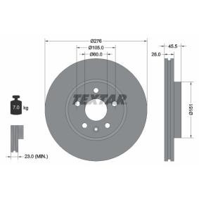 Bremsscheibe 92198903 von TEXTAR günstig für 58,96 € online kaufen