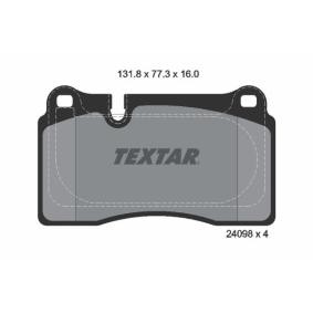 Compre Pastilhas de travão de TEXTAR online para DBS Coupe (AM7) a preços moderados