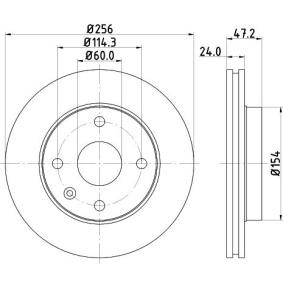 Bremsscheibe MDC1483 von MINTEX günstig für 42,19 € online kaufen