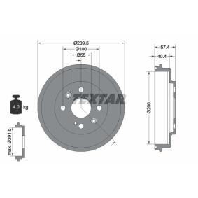 Comprar Tambor de freno de TEXTAR 94038400 a bajo precio de 91,07 €