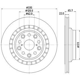 Bremsscheibe MDC2271R von MINTEX günstig für 70,45 € online kaufen