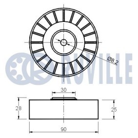 Radlagersatz 7419 von RUVILLE günstig für 25,33 € online kaufen