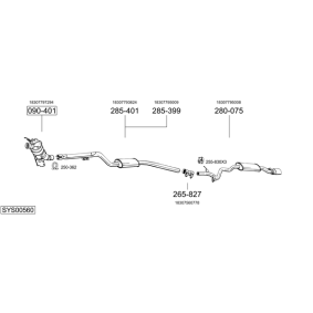 LDV Mittelschalldämpfer von BOSAL
