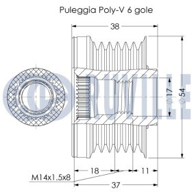 Radlagersatz 5853 von RUVILLE günstig für 36,77 € online kaufen