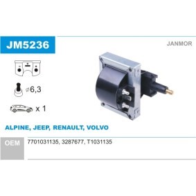 Acquista Bobina d'accensione da JANMOR JM5236 a buon mercato per soli 32,09 €