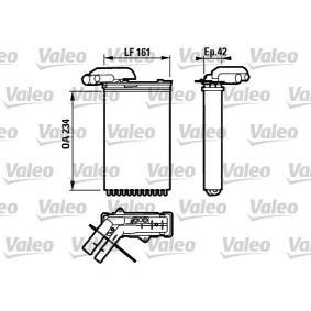 Wärmetauscher, Innenraumheizung 812158 von VALEO günstig für 52,17 € online kaufen