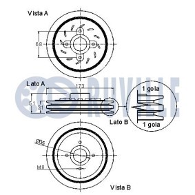 Steuerkette 3451010 von RUVILLE günstig für 35,82 € online kaufen