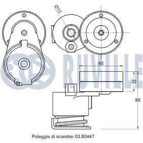 Radlagersatz 5855 von RUVILLE günstig für 66,25 € online kaufen