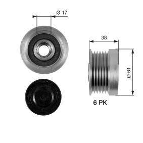 Generatorfreilauf OAP7036 von GATES günstig für 65,20 € online kaufen