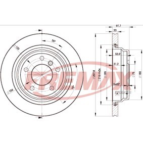 Comprar Disco de freno de FREMAX BD-3153 a bajo precio de 88,98 €