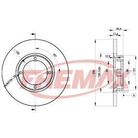 Bremsscheibe für DAEWOO von FREMAX