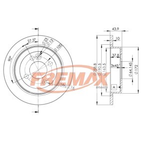Osta Jarrulevy FREMAX:llä BD-8571 edullisesti hintaan 60,13 €