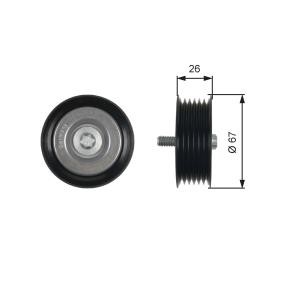 Umlenk- / Führungsrolle, Keilrippenriemen T36438 von GATES günstig für 26,82 € online kaufen