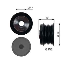 Generatorfreilauf OAP7154 von GATES günstig für 74,37 € online kaufen