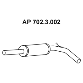 Acquista Silenziatore anteriore da EBERSPÄCHER 702.3.002 a buon mercato per soli 45,98 €