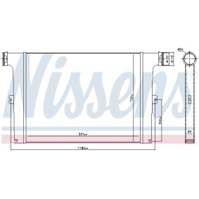 Køb Intercooler af NISSENS 97066 til den lave pris 8380,03 DKK