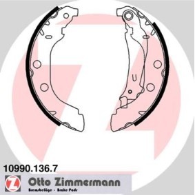 Bremsbackensatz 10990.136.7 von ZIMMERMANN günstig für 180,11 € online kaufen