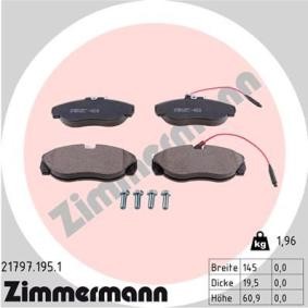 Bremsbeläge 21797.195.1 von ZIMMERMANN günstig für 44,27 € online kaufen