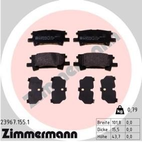 Compre Pastilhas de travão da ZIMMERMANN 23967.155.1 a um preço baixo por 50,71 €