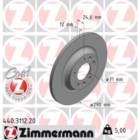 Bremsscheibe 440.3112.20 von ZIMMERMANN günstig für 41,72 € online kaufen