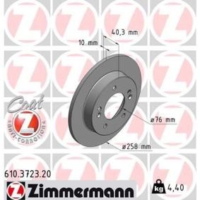 Bremsscheibe 610.3723.20 von ZIMMERMANN günstig für 50,18 € online kaufen