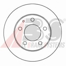 Bremsscheibe 16089 OE von A.B.S. günstig für 30,02 € online kaufen