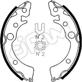 ROVER Bremsbackensatz von CIFAM