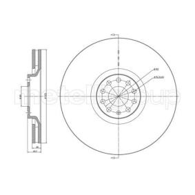 Bremsscheibe für SEAT von CIFAM
