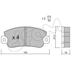 Bremsbeläge 822-033-1 von CIFAM günstig für 28,76 € online kaufen