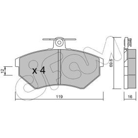 SEAT Bremsbeläge von CIFAM
