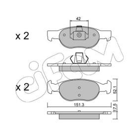 Bremsbeläge 822-079-1 von CIFAM günstig für 65,73 € online kaufen