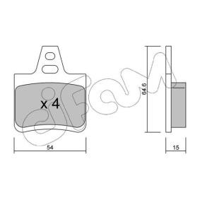 Bremsbeläge 822-285-0 von CIFAM günstig für 67,98 € online kaufen
