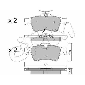 Bremsbeläge für FORD von CIFAM