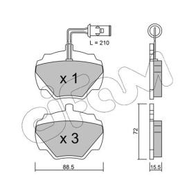 Bremsbeläge 822-353-1 von CIFAM günstig für 83,52 € online kaufen