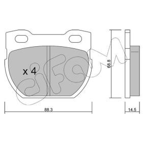 Bremsbeläge 822-354-0 von CIFAM günstig für 85,77 € online kaufen