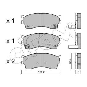 Bremsbeläge 822-512-0 von CIFAM günstig für 91,74 € online kaufen
