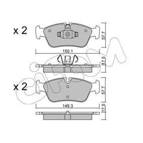 Bremsbeläge 822-640-0 von CIFAM günstig für 41,79 € online kaufen