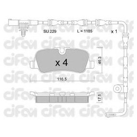 Bremsbeläge 822-694-0K von CIFAM günstig für 88,18 € online kaufen