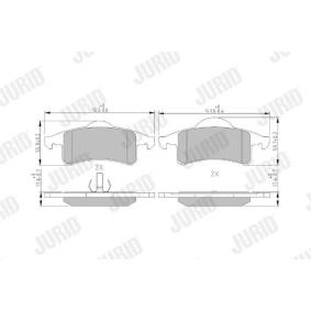 Bremsbeläge 573374J von JURID günstig für 28,82 € online kaufen