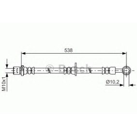 Bremsschlauch 1 987 481 605 von BOSCH günstig für 23,47 € online kaufen