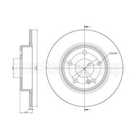 Bremsscheibe 800-1437C von CIFAM günstig für 45,72 € online kaufen