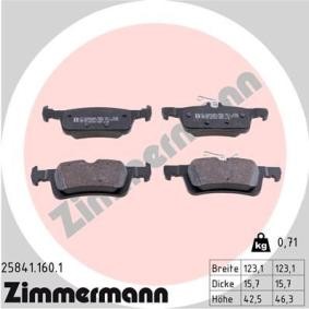 Bremsbeläge für PEUGEOT von ZIMMERMANN