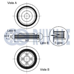 Umlenk- / Führungsrolle, Keilrippenriemen 55397 von RUVILLE günstig für 15,97 € online kaufen