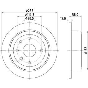 Bremsscheibe für DAEWOO von MINTEX