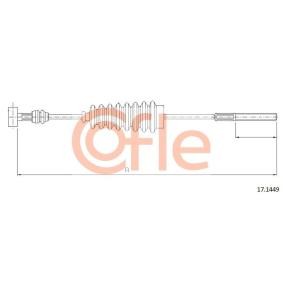 Handbremsseil 17.1449 von COFLE günstig für 13,38 € online kaufen
