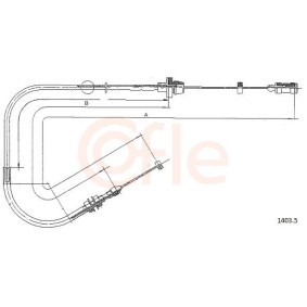Gaszug 1403.5 von COFLE günstig für 59,85 € online kaufen