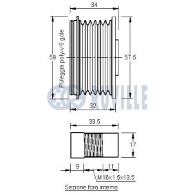 Generatorfreilauf 59999 von RUVILLE günstig für 35,70 € online kaufen